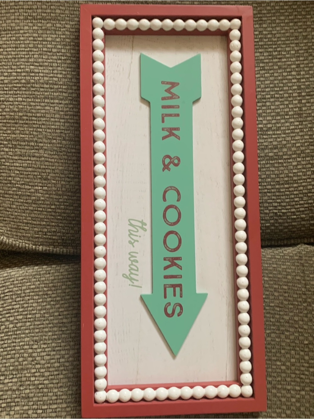 Mel rose Milk & Cookies Holiday Decor Wall Sign - - Picture 4 of 10